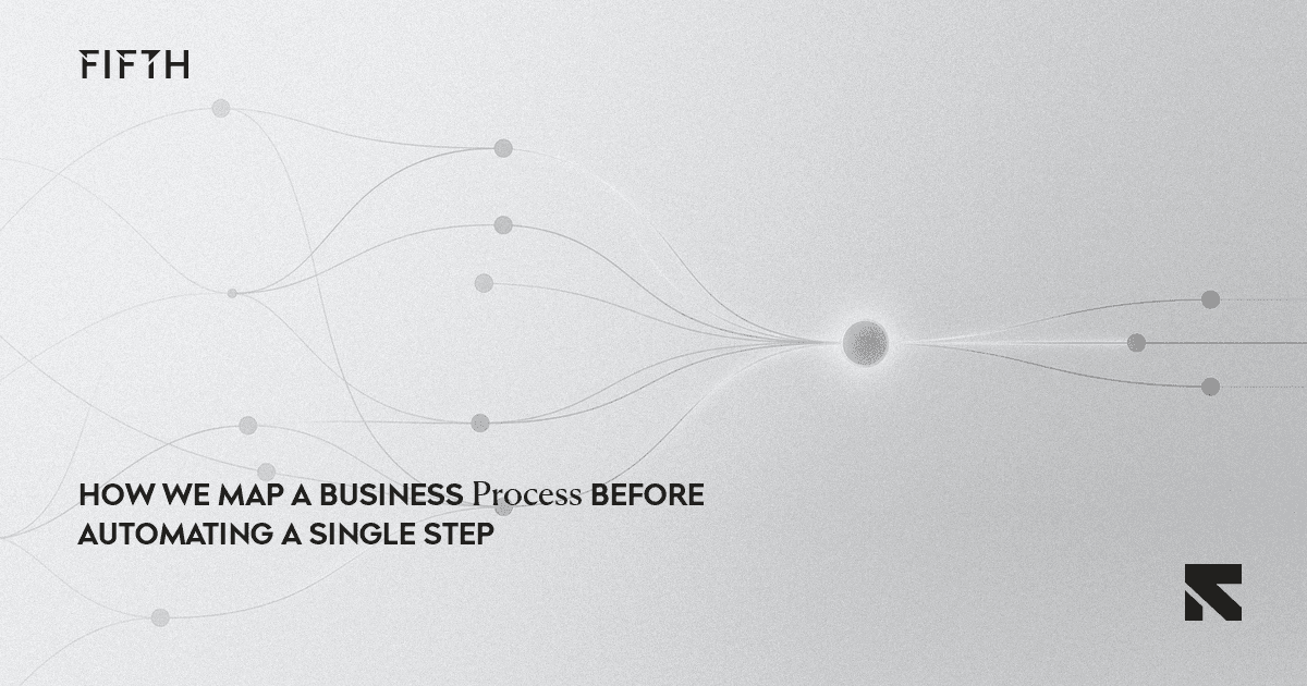 How We Map a Business Process Before Automating a Single Step