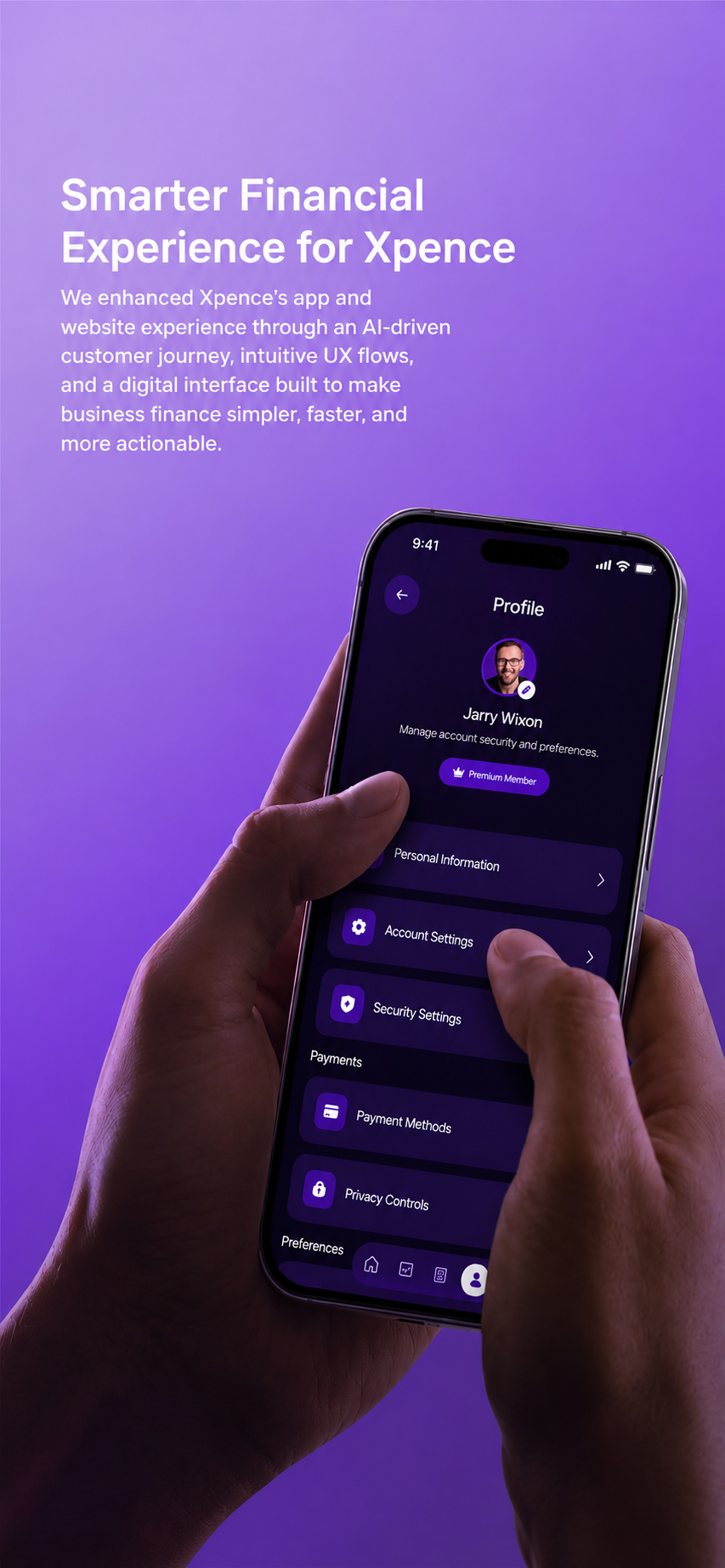 Smarter Financial Experience for Xpence